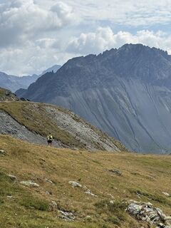 Foto von Francesco Papa entlang der Tour