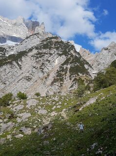 Photo de Daniela Vlasic le long du parcours