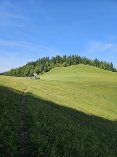 Foto von Elisabeth Wecer entlang der Tour