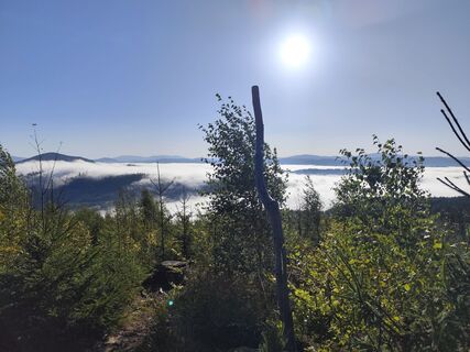 Foto von Lucie Benková entlang der Tour