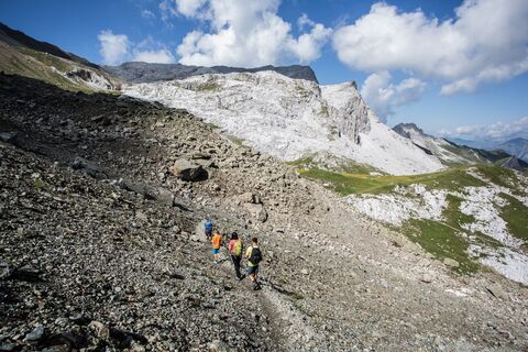 Auf dem Weg zur Rätschenfluh