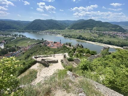 Foto von Friedrich Schlager entlang der Tour