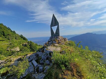 Foto de Luca Zagallo a lo largo del recorrido
