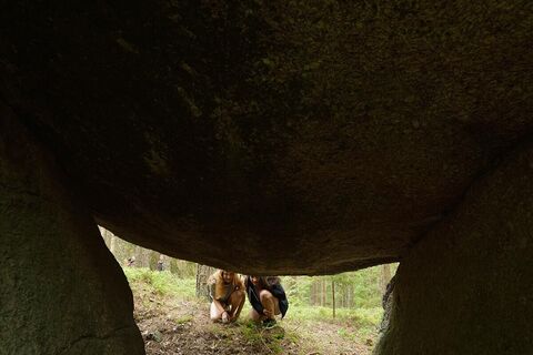 Bärentrail im Waldviertel - der neue Sidestep "Felsengarten", Steinerne Stube