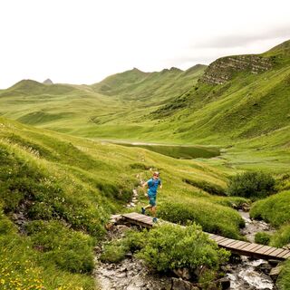 Glattwang Trail bei den Cluner Seen auf den Fideriser Heubergen