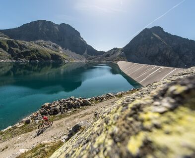 Endpunkt Staumauer Oscheniksee