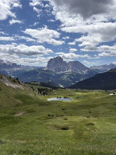 Photo de Elisa Thewanger le long du parcours
