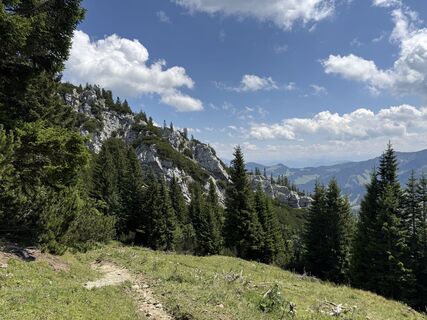 Photo de Norbert Herbig le long du parcours