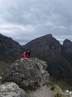 Fotografia z Serena Ancori na trase