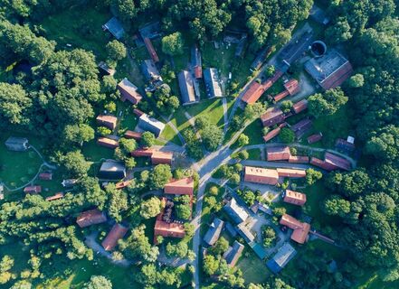 Luftaufnahme Rundling Lübeln