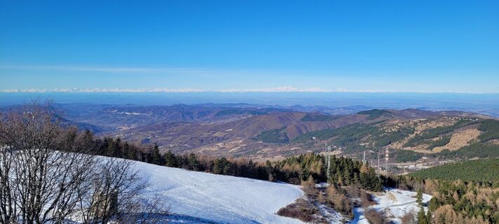 Zdjęcie z Fabrizio Cazzola wzdłuż trasy