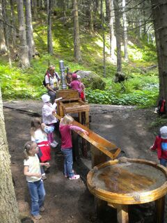 Wasserpumpe in der Leisnitz