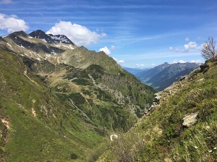 Aussicht auf die Hornfeldspitze