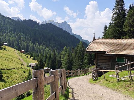 Foto de Lodovica Vecchi a lo largo del recorrido