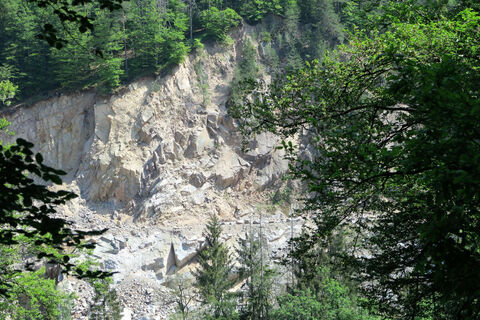 Steinbruch im Albtal.