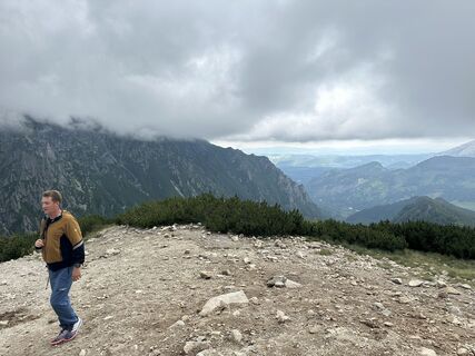 Foto von Márta Harangozó entlang der Tour