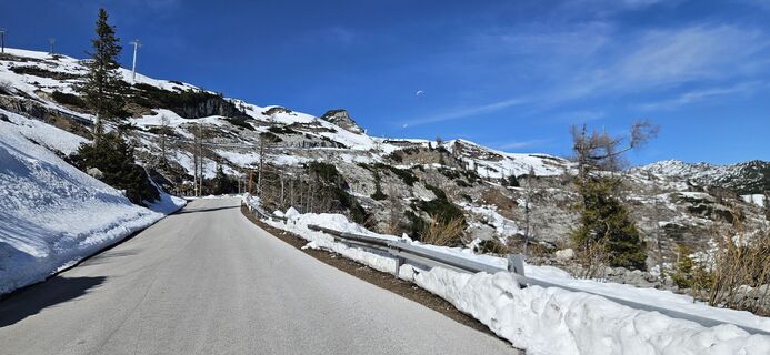 Zdjęcie z Johann Schallinger wzdłuż trasy