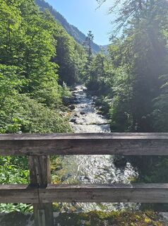 Photo de Brigitte Wölkart le long du parcours