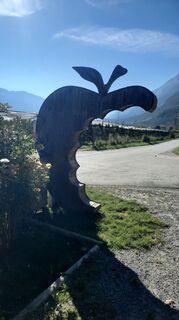 Foto de Michaela Markt a lo largo del recorrido