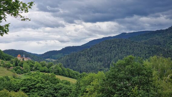 Foto von Heike Schwebel entlang der Tour
