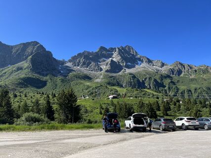 Foto von Natale Maffioletti entlang der Tour