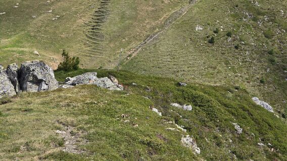 Photo de Monika Rohrer le long du parcours