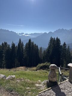 Foto von Davide Barbiero entlang der Tour