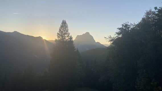 Foto von Angela entlang der Tour
