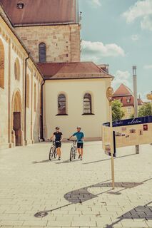 Ostalb-Radrunde Etappe 4 Innenstadt Ellwangen