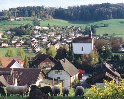 Blick von Kirchbüel auf Uerkheim