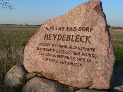 Gedenkstein Heydebleck