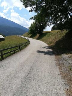 Weg zum Parkplatz