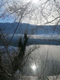 Foto von Dagmar Hofer entlang der Tour