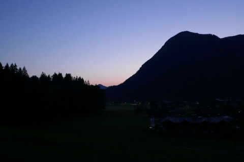 früh morgens gehts los in St. Martin bei Lofer