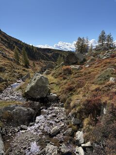 Foto von Monica entlang der Tour