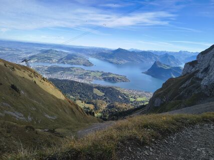 Foto von Denise Lüthi entlang der Tour