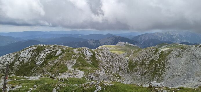 Photo de Julia Fruhmann le long du parcours