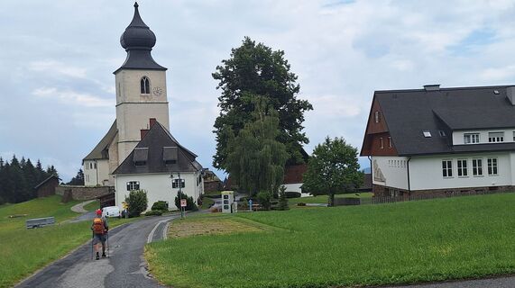 Foto von Karl Kriegseisen entlang der Tour