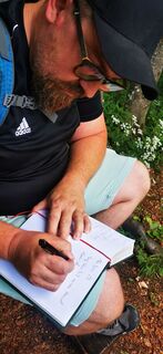 Foto von Klaus Lehner entlang der Tour