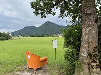 Foto de Johann Behringer a lo largo del recorrido