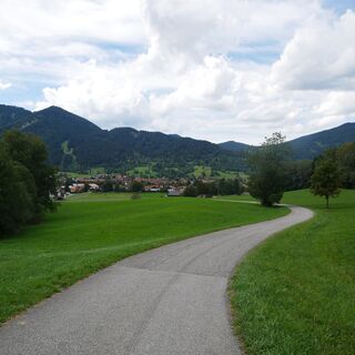 Blick auf Unterammergau