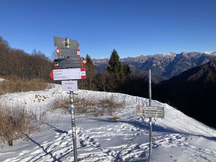 Foto de Marilena Locatelli a lo largo del recorrido