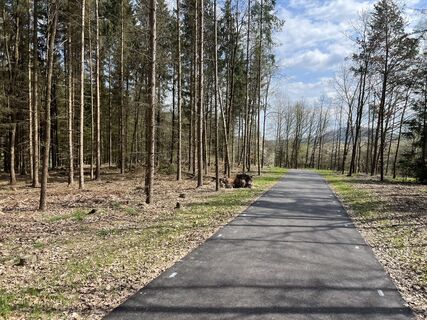 Zdjęcie z Václav Stejskal wzdłuż trasy
