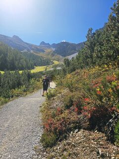 Foto von Nadja Schreiber entlang der Tour