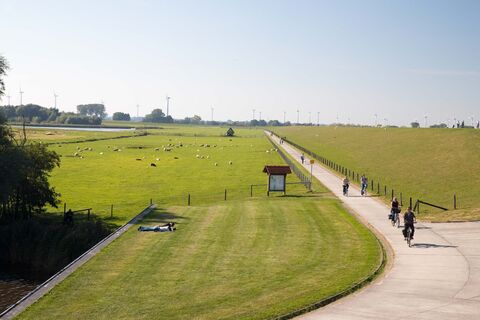 Vom Dangaster Hafen zum Petershörner Siel