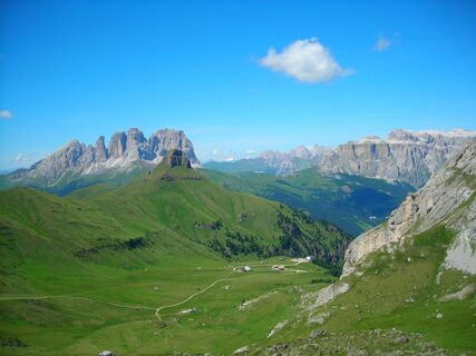 Alba - Ciampac ©Archivio APT Val di Fassa
