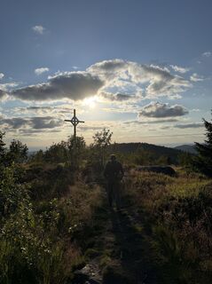 Photo de Daniel Groß le long du parcours