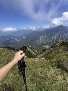 Foto de Johann Kusch a lo largo del recorrido