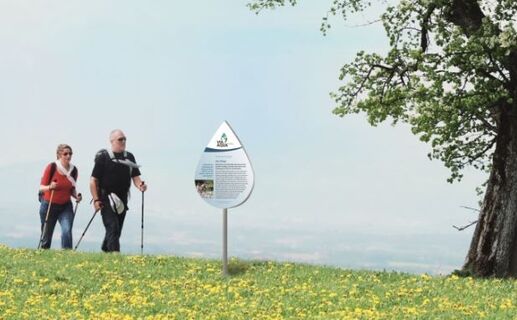 WASSER.WISSEN-Stationen entlang der Via A