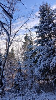 Photo de Maria Magnes le long du parcours